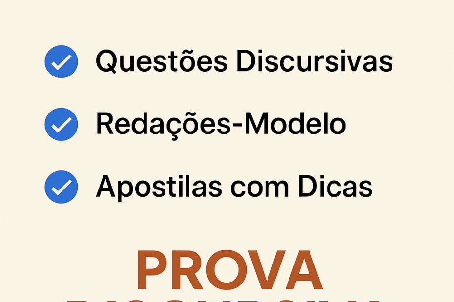 Avaliador Prova Discursiva PND 2025