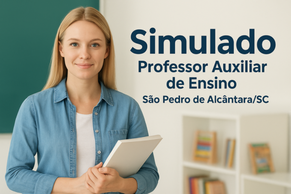 Simulado - Professor Auxiliar de Ensino - São Pedro de Alcântara/SC