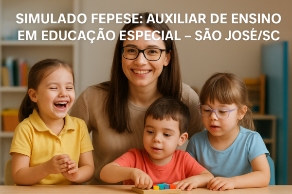 Simulado FEPESE: Auxiliar de Ensino em Educação Especial – São José/SC