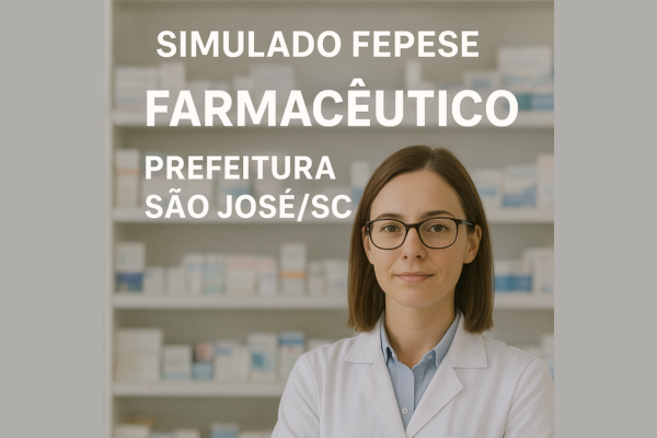Simulado FEPESE - Farmacêutico - Prefeitura São José/SC