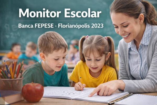 Monitor Escolar - Banca FEPESE - Florianópolis 2023