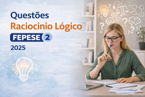 Questões Raciocínio Lógico FEPESE 2