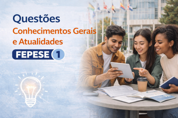 Questões Conhecimentos Gerais e Atualidades FEPESE 1