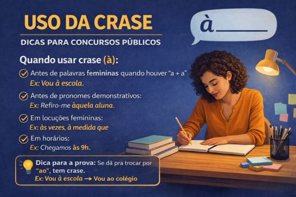 Uso da Crase - Dicas para Concursos Públicos