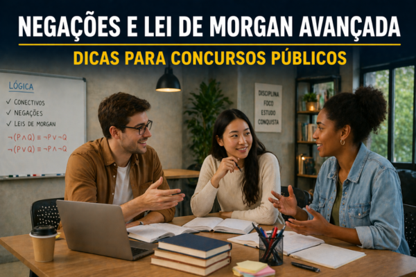 Negações e Lei de De Morgan Avançada - Dicas para Concursos Públicos