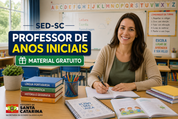 SED-SC: Professor Anos Iniciais - Material Gratuito