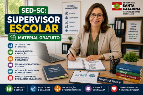 SED-SC: Supervisor Escolar - Material Gratuito