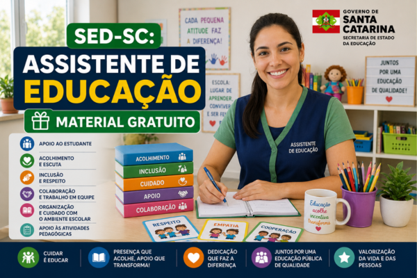 SED-SC: Assistente de Educação - Material Gratuito