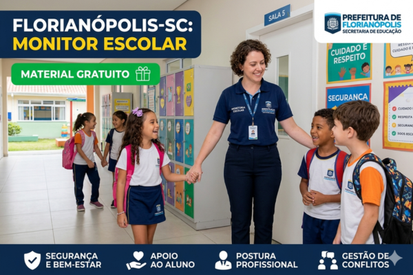 Florianópolis-SC: Monitor Escolar - Material Gratuito