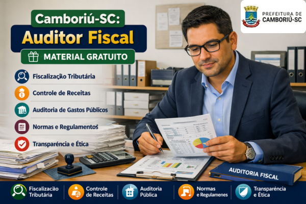 Camboriú-SC: Auditor Fiscal - Material Gratuito