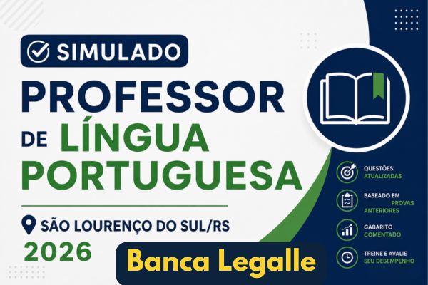 Simulado Professor de Língua Portuguesa – São Lourenço do Sul/RS 2026