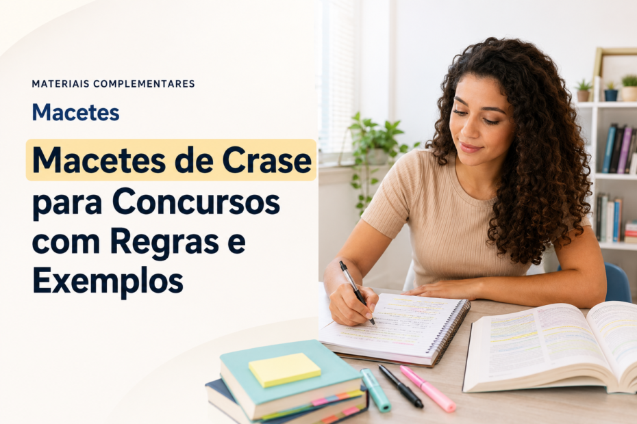 Macetes de Crase para Concursos com Regras e Exemplos