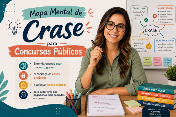 Mapa Mental de Crase para Concursos Públicos