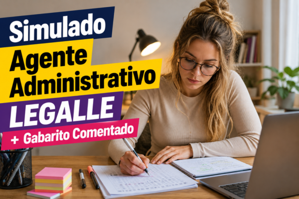 Simulado Agente Administrativo LEGALLE + Gabarito Comentado