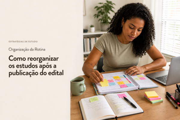Como reorganizar os estudos após a publicação do edital