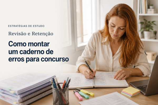 Como Montar um Caderno de Erros para Concurso