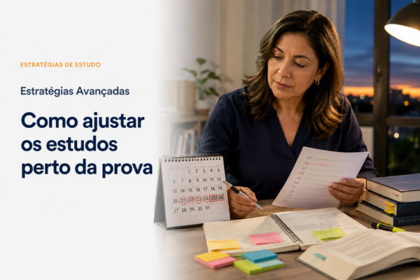 Como Ajustar os Estudos Perto da Prova