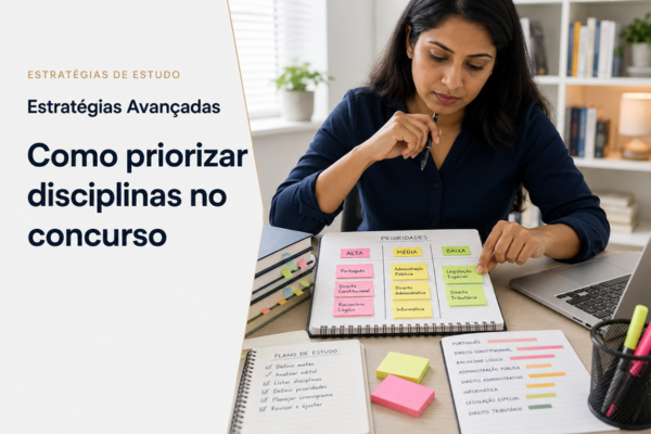 Como Priorizar Disciplinas no Concurso