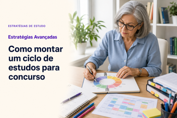 Como Montar um Ciclo de Estudos para Concurso