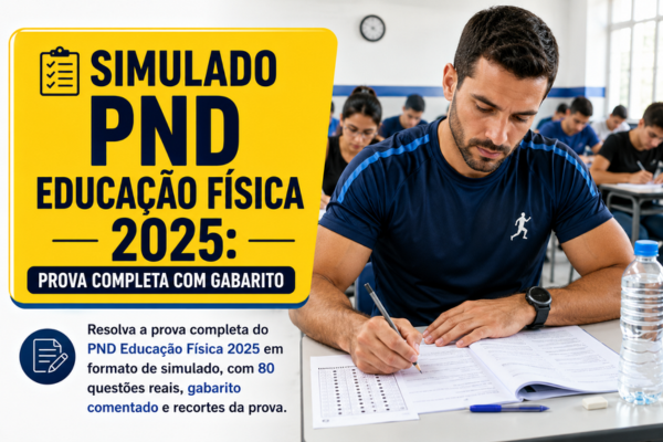 Simulado PND Educação Física 2025: Prova Completa com Gabarito