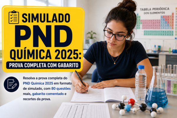 Simulado PND Química 2025: Prova Completa com Gabarito