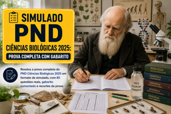 Simulado PND Ciências Biológicas 2025: Prova Completa com Gabarito
