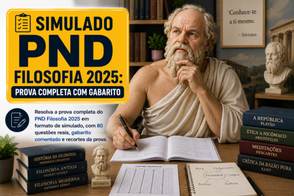 Simulado PND Filosofia 2025: Prova Completa com Gabarito