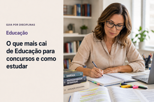 O que Mais Cai de Educação para Concursos e Como Estudar