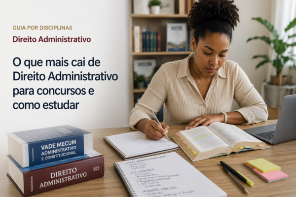 O que mais cai de Direito Administrativo para concursos e Como Estudar
