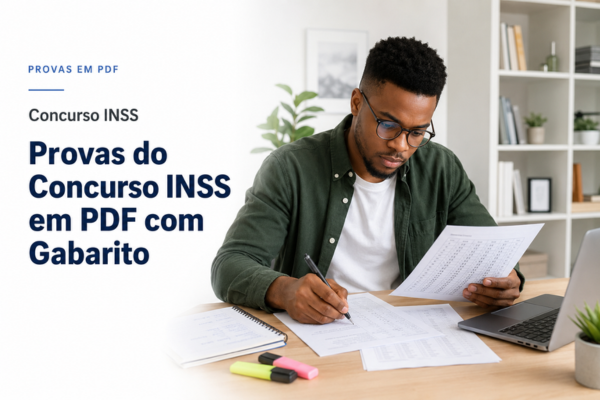 Provas do Concurso INSS em PDF com Gabarito