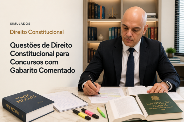Questões de Direito Constitucional para Concursos com Gabarito Comentado
