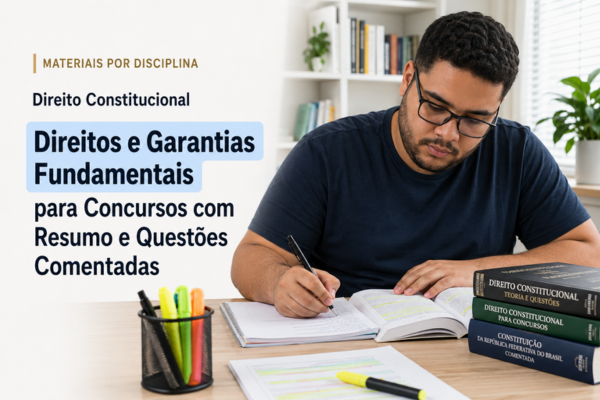 Direitos e Garantias Fundamentais para Concursos com Resumo e Questões Comentadas