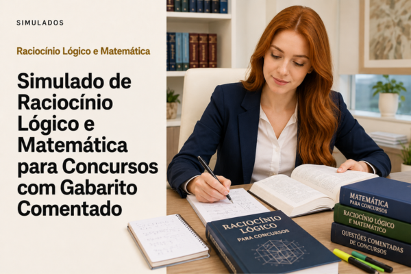 Simulado de Raciocínio Lógico e Matemática para Concursos com Gabarito Comentado