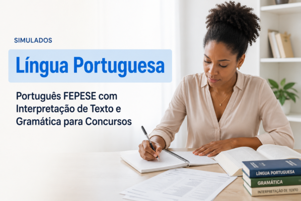 Português FEPESE com Interpretação de Texto e Gramática para Concursos