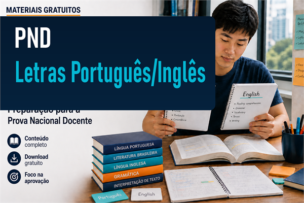 PND Letras Português/Inglês - Material Gratuito