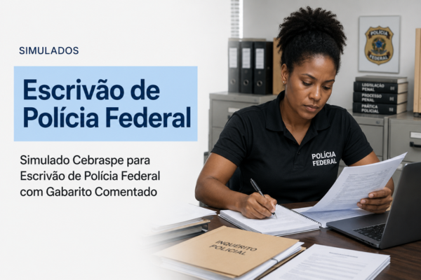 Simulado Cebraspe para Escrivão de Polícia Federal com Gabarito Comentado