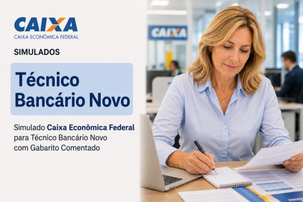 Simulado Caixa para Técnico Bancário Novo com Gabarito Comentado