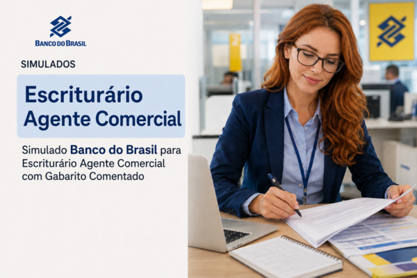 Simulado Banco do Brasil para Escriturário Agente Comercial com Gabarito Comentado