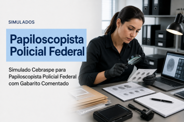 Simulado Cebraspe para Papiloscopista Policial Federal com Gabarito Comentado