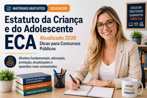Estatuto da Criança e do Adolescente - ECA Atualizado 2026 - Dicas para Concursos Públicos