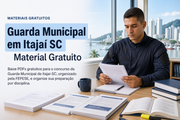 Guarda Municipal em Itajaí SC - Material Gratuito