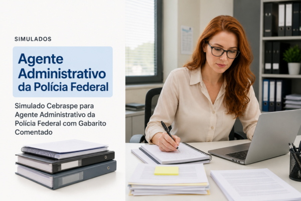 Simulado Cebraspe para Agente Administrativo da Polícia Federal com Gabarito Comentado