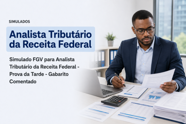 Simulado FGV para Analista Tributário da Receita Federal - Prova da Tarde - Gabarito Comentado