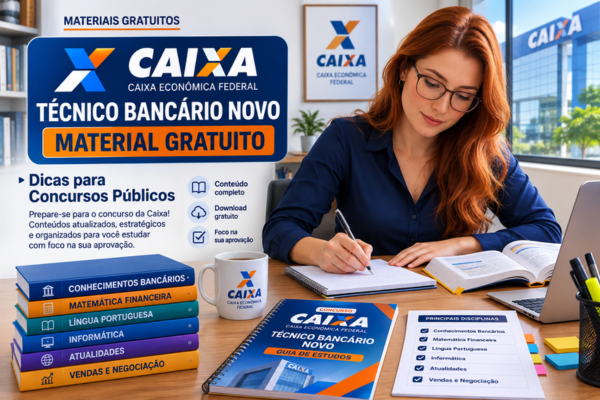 Caixa Econômica Federal Técnico Bancário Novo - Material Gratuito