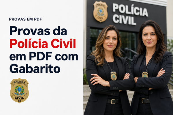 Provas da Polícia Civil em PDF com Gabarito