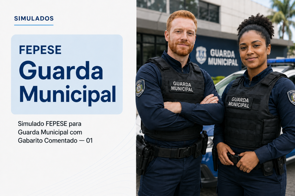Simulado FEPESE para Guarda Municipal com Gabarito Comentado — 01
