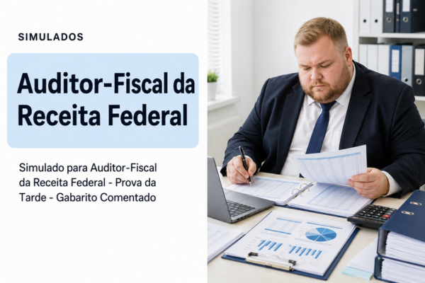 Simulado para Auditor-Fiscal da Receita Federal - Prova da Tarde - Gabarito Comentado