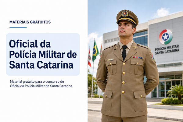 Oficial da Polícia Militar de Santa Catarina - Material Gratuito