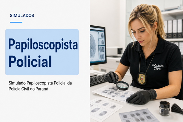 Simulado Papiloscopista Policial da Polícia Civil do Paraná com Gabarito Comentado — 01