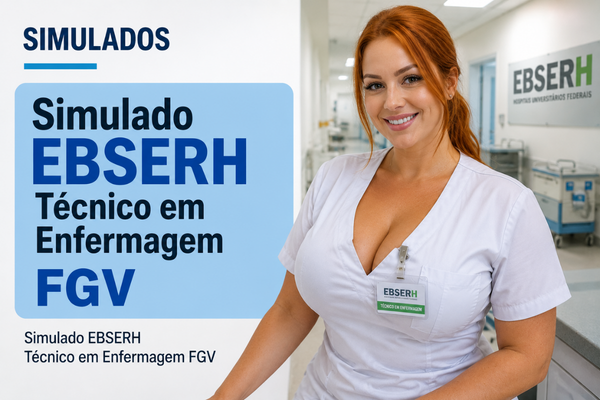 Simulado EBSERH Técnico em Enfermagem FGV com Gabarito Comentado — 01